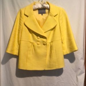 Yellow 3/4 sleeve jacket